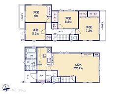 松戸市西馬橋1丁目　1期　新築一戸建て　全2棟