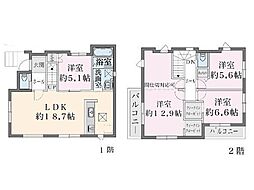 八潮市木曽根　2期　新築一戸建て　全1棟