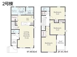 我孫子市南青山　25−2期　新築一戸建て　全2棟