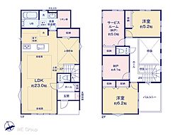 市川市北方町4丁目　4期　新築一戸建て　全3棟