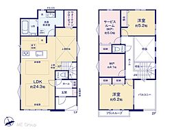 市川市北方町4丁目　4期　新築一戸建て　全3棟