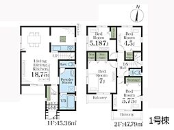 足立区保木間3丁目　11期　新築一戸建て　全2棟
