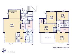 柏市花野井 19期 新築一戸建て 全1棟