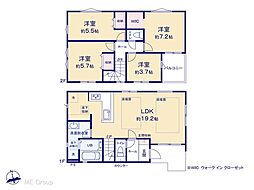松戸市西馬橋広手町 1期 新築一戸建て 全2棟