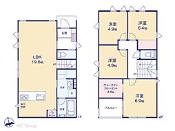 我孫子市青山台4丁目　新築一戸建て　全2棟