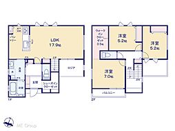 松戸市小金原8丁目　新築一戸建て　全2棟