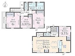 足立区東伊興1丁目　新築一戸建て　全1棟