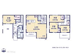 川口市元郷3丁目　20期　新築一戸建て　全1棟