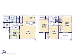 松戸市六高台2丁目　第3　新築一戸建て　全1棟