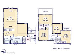 流山市東初石1丁目　15期　新築一戸建て　全1棟