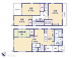 野田市山崎　4期　新築一戸建て　全2棟