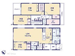 野田市山崎　4期　新築一戸建て　全2棟