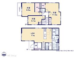 流山市東深井　17期　新築一戸建て　全2棟