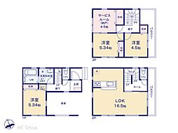 草加市八幡町　新築一戸建て　全1棟