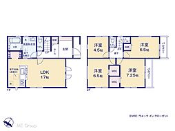 市川市福栄4丁目　新築一戸建て　全2棟