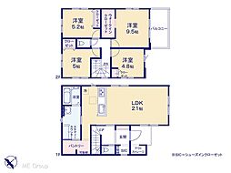 野田市山崎　22期　新築一戸建て　全7棟
