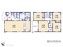 野田市山崎　22期　新築一戸建て　全7棟