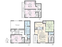 足立区谷在家3丁目　6期　新築一戸建て　全1棟