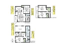 足立区谷在家3丁目　6期　新築一戸建て　全1棟