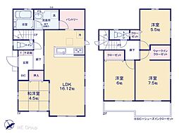 グラファーレ　船橋市松が丘1丁目　50期　新築一戸て　全14棟
