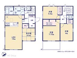 グラファーレ　船橋市松が丘1丁目　50期　新築一戸て　全14棟