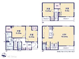 足立区佐野2丁目　新築一戸建て　全2棟