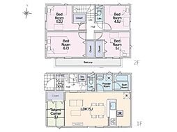 八潮市西袋　第8　新築一戸建て 全1棟
