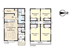白井市大松1丁目　新築一戸建て　全3棟
