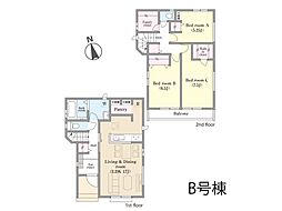 松戸市南花島3丁目　新築一戸建て　全2棟