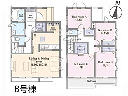 松戸市稔台3丁目　新築一戸建て　全2棟