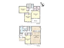 松戸市常盤平双葉町　新築一戸建て　全2棟