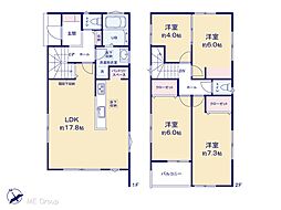 越谷市大沢　4期　新築一戸建て　全1棟