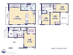 川口市上青木3丁目　18期　新築一戸建て　全1棟