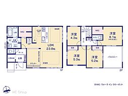松戸市西馬橋3丁目　13期　新築一戸建て　全1棟