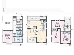 江戸川区北小岩4丁目　新築一戸建て　全1棟