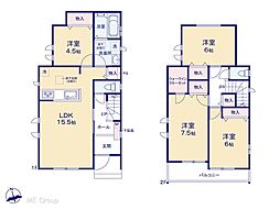 川口市安行領根岸　新築一戸建て　全2棟