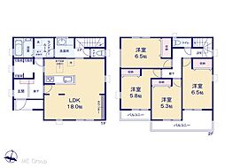 八潮市大曽根　新築一戸建て　全1棟