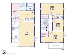 越谷市下間久里　3期　新築一戸建て　全1棟
