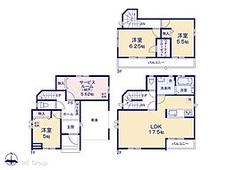 足立区青井2丁目　新築一戸建て　全2棟