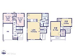 足立区青井2丁目　新築一戸建て　全2棟