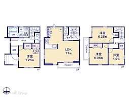 足立区小台2丁目　16期　新築一戸建て　全2棟