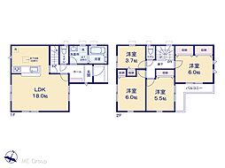 松戸市五香2丁目　新築一戸建て　全1棟