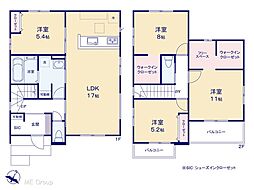 野田市中根　2期　新築一戸建て　全1棟