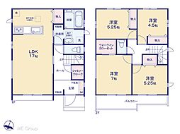 松戸市八ケ崎5丁目　新築一戸建て　全3棟