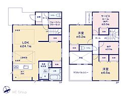 松戸市二ツ木　3期　新築一戸建て　全4棟