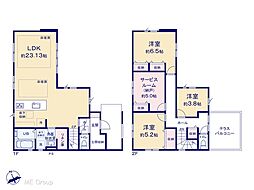 松戸市二ツ木　3期　新築一戸建て　全4棟