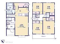 船橋市八木が谷1丁目　新築一戸建て　全2棟