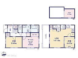 江戸川区東葛西1丁目　新築一戸建て　全2棟