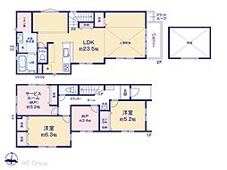 松戸市古ケ崎2丁目 新築一戸建て 全2棟