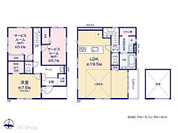 松戸市古ケ崎2丁目　新築一戸建て　全2棟